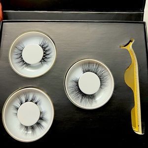 MINK EYELASH 3 PIECE SET REUSABLE 15X